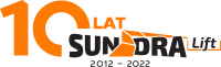 Logo sun-dra lift, wynajem podnośników
